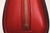 Authentic Louis Vuitton Epi Dauphine Cosmetic Pouch Red M48447 LV Junk 4798K