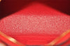 Authentic Louis Vuitton Epi Dauphine Cosmetic Pouch Red M48447 LV Junk 4798K