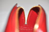 Authentic Louis Vuitton Epi Dauphine Cosmetic Pouch Red M48447 LV Junk 4798K