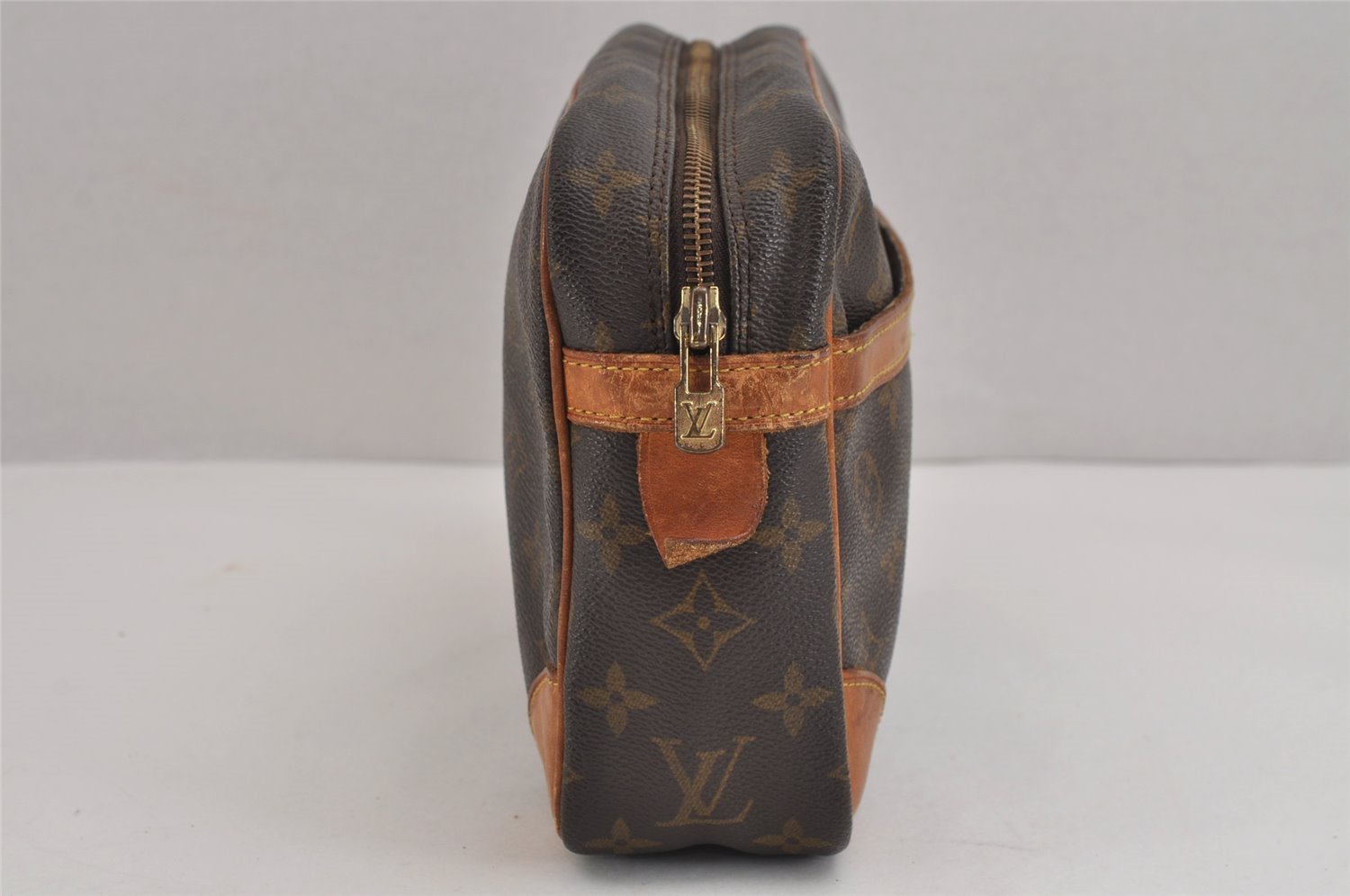 Authentic Louis Vuitton Monogram Compiegne 28 Clutch Hand Bag M51845 LV 4799J