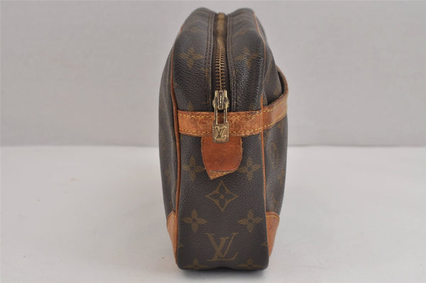 Authentic Louis Vuitton Monogram Compiegne 28 Clutch Hand Bag M51845 LV 4799J