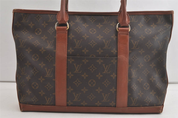 Auth Louis Vuitton Monogram Sac Weekend PM Vintage Tote Hand Bag M42425 LV 4799K