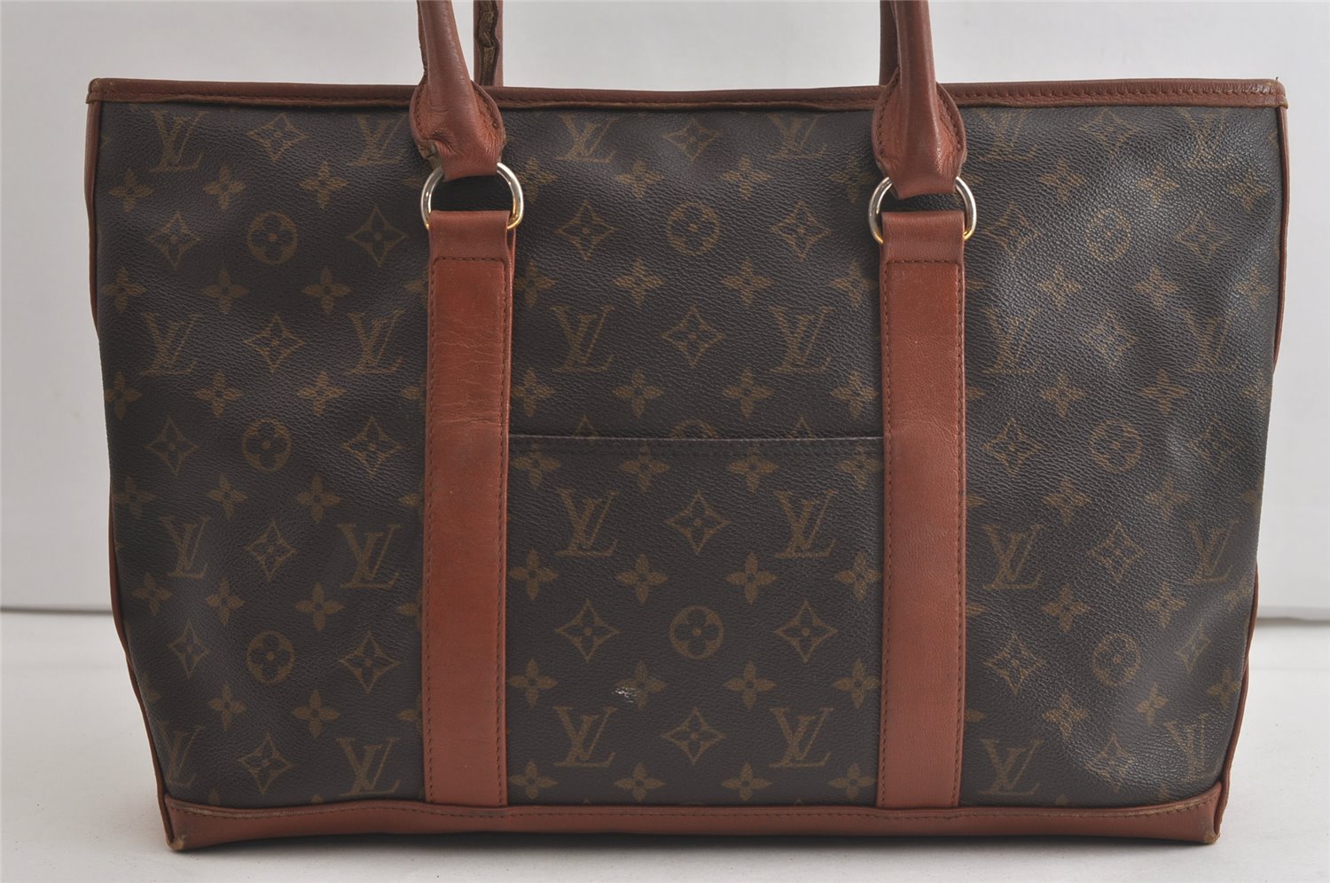 Auth Louis Vuitton Monogram Sac Weekend PM Vintage Tote Hand Bag M42425 LV 4799K
