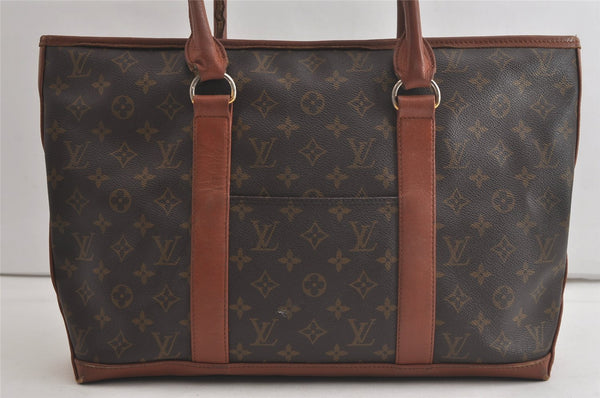 Auth Louis Vuitton Monogram Sac Weekend PM Vintage Tote Hand Bag M42425 LV 4799K