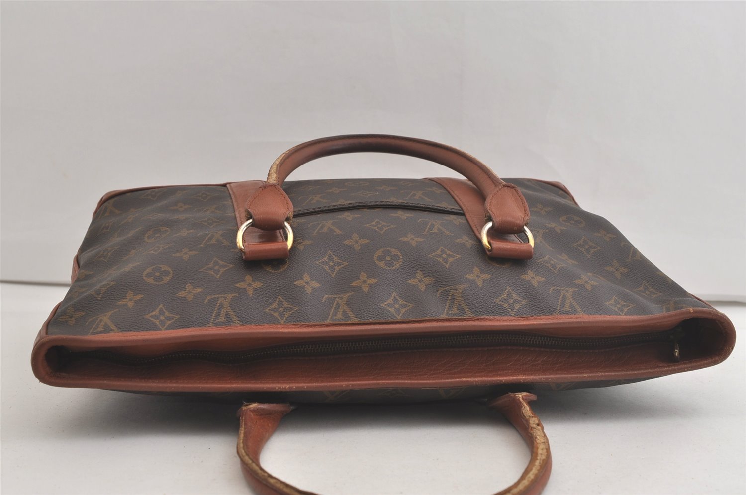 Auth Louis Vuitton Monogram Sac Weekend PM Vintage Tote Hand Bag M42425 LV 4799K