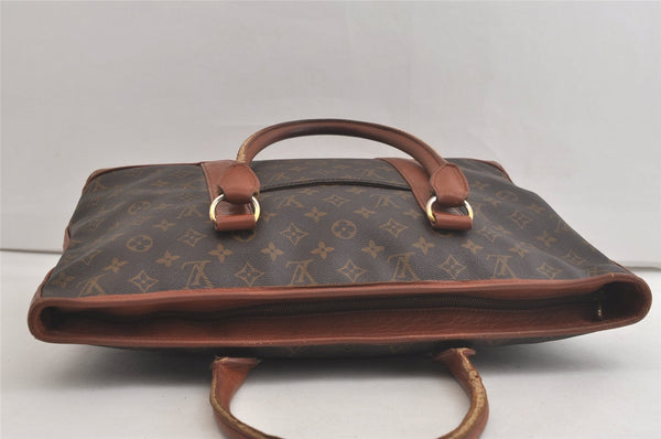 Auth Louis Vuitton Monogram Sac Weekend PM Vintage Tote Hand Bag M42425 LV 4799K