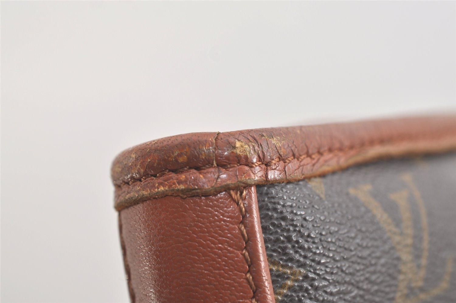 Auth Louis Vuitton Monogram Sac Weekend PM Vintage Tote Hand Bag M42425 LV 4799K