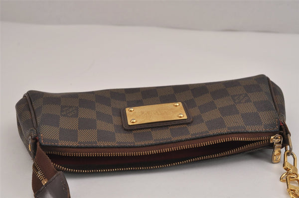 Auth Louis Vuitton Damier Eva 2Way Shoulder Accessories Pouch N55213 Junk 4800J