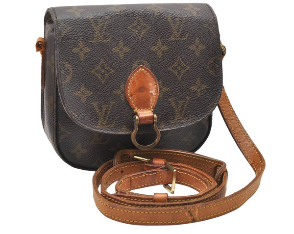 Authentic Louis Vuitton Monogram Saint Cloud PM M51244 Shoulder Bag Junk 4800K