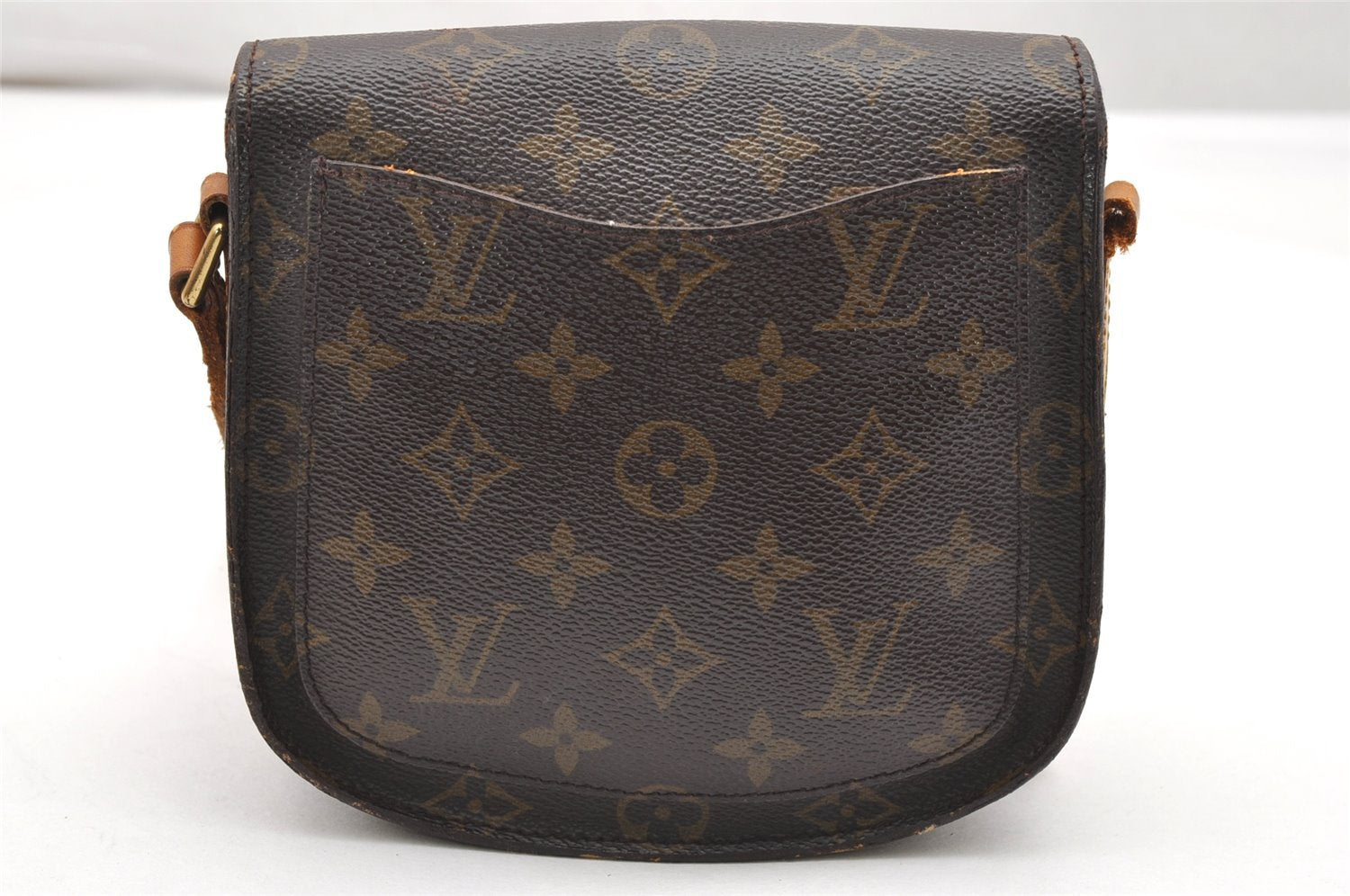 Authentic Louis Vuitton Monogram Saint Cloud PM M51244 Shoulder Bag Junk 4800K