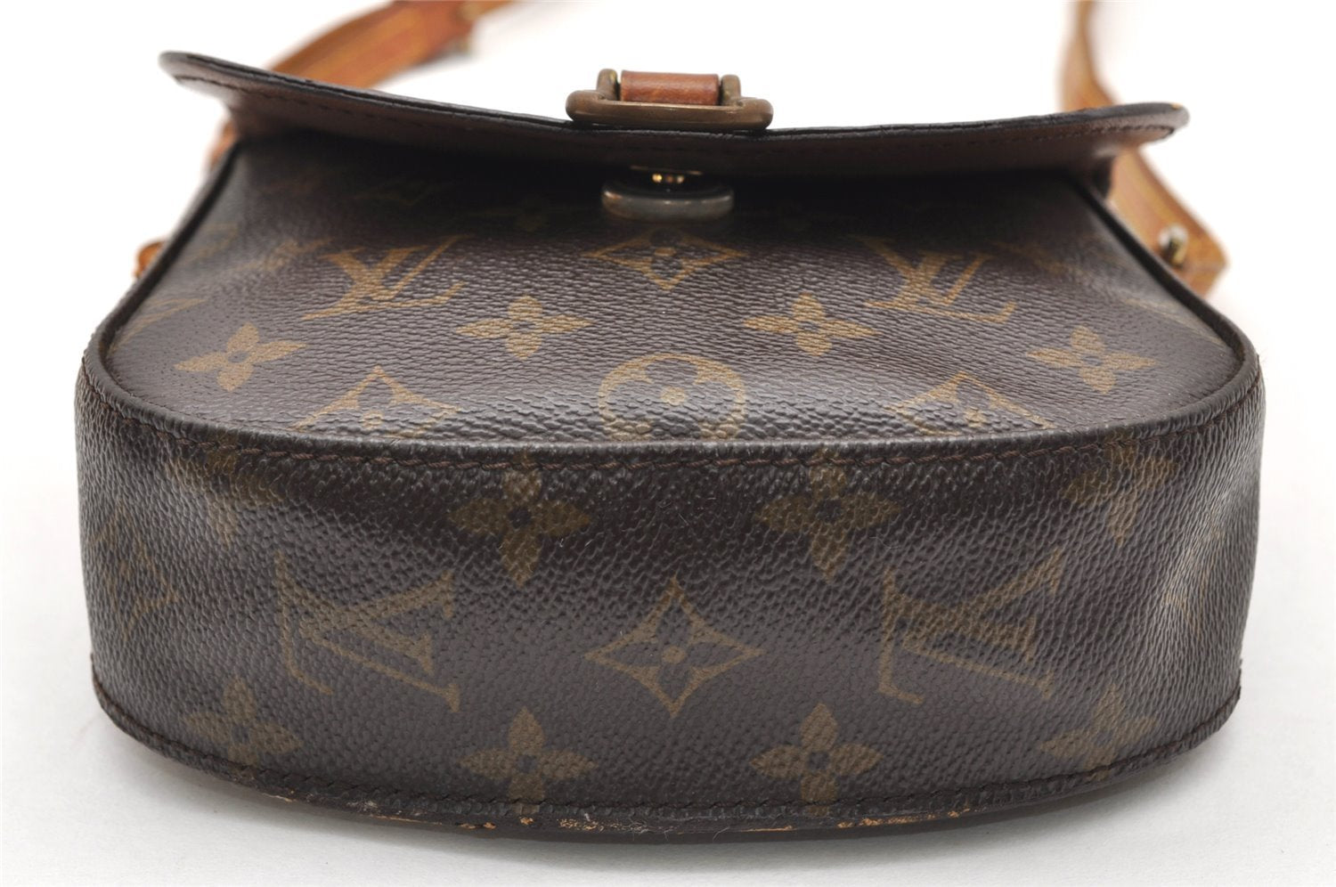 Authentic Louis Vuitton Monogram Saint Cloud PM M51244 Shoulder Bag Junk 4800K