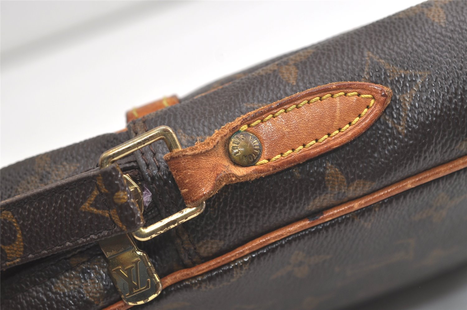 Authentic Louis Vuitton Monogram Danube Shoulder Cross Body Bag M45266 LV 4801K