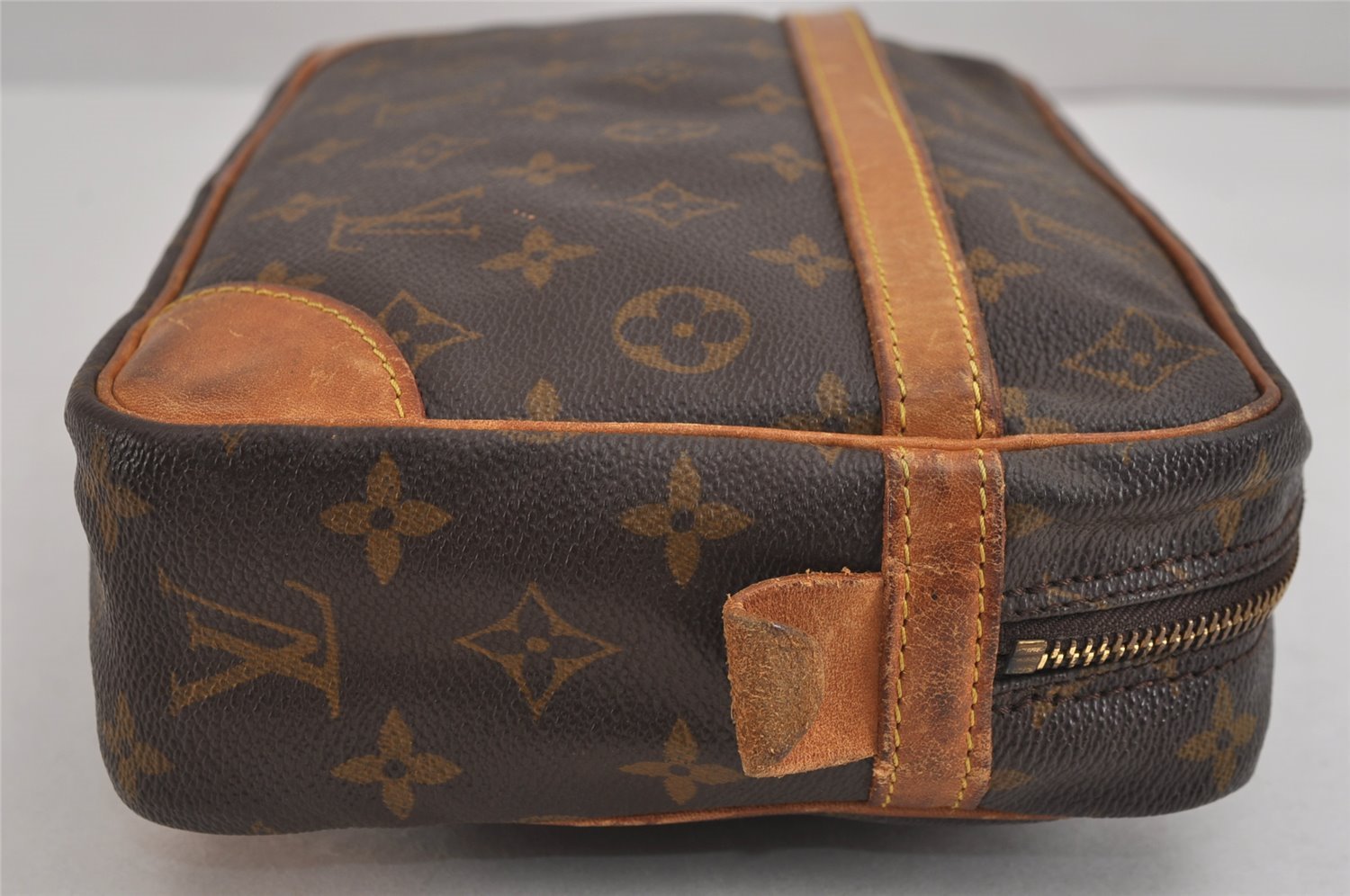 Authentic Louis Vuitton Monogram Compiegne 28 Clutch Hand Bag M51845 LV 4802J
