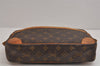 Authentic Louis Vuitton Monogram Compiegne 28 Clutch Hand Bag M51845 LV 4802J