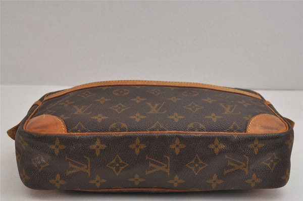 Authentic Louis Vuitton Monogram Compiegne 28 Clutch Hand Bag M51845 LV 4802J