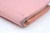 Authentic CHANEL Caviar Skin CoCo Mark Long Wallet Purse Pink 4803H