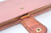 Authentic CHANEL Caviar Skin CoCo Mark Long Wallet Purse Pink 4803H