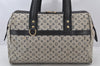 Authentic Louis Vuitton Monogram Mini Josephine GM Hand Bag Blue M92211 LV 4803K