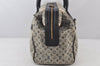 Authentic Louis Vuitton Monogram Mini Josephine GM Hand Bag Blue M92211 LV 4803K