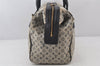 Authentic Louis Vuitton Monogram Mini Josephine GM Hand Bag Blue M92211 LV 4803K