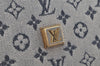 Authentic Louis Vuitton Monogram Mini Josephine GM Hand Bag Blue M92211 LV 4803K