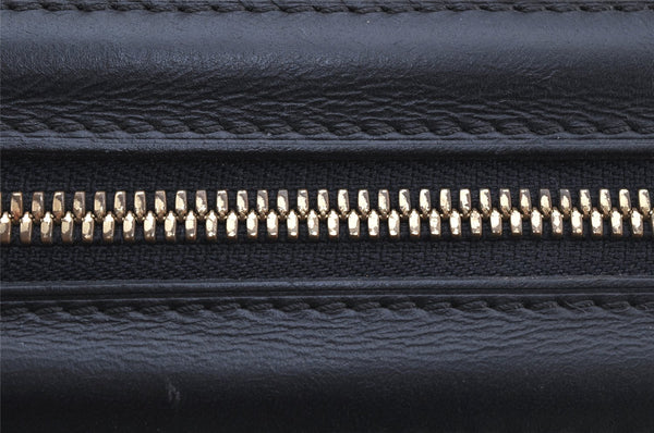 Authentic Louis Vuitton Monogram Mini Josephine GM Hand Bag Blue M92211 LV 4803K