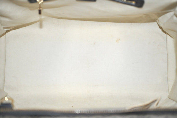 Authentic Louis Vuitton Monogram Mini Josephine GM Hand Bag Blue M92211 LV 4803K