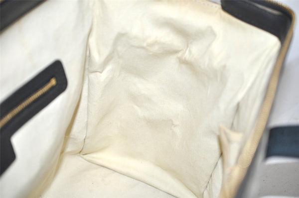 Authentic Louis Vuitton Monogram Mini Josephine GM Hand Bag Blue M92211 LV 4803K