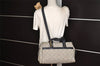 Authentic Louis Vuitton Monogram Mini Josephine GM Hand Bag Blue M92211 LV 4803K