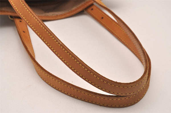 Authentic Louis Vuitton Monogram Bucket PM Shoulder Tote Bag M42238 Junk 4804J