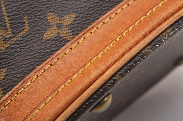 Authentic Louis Vuitton Monogram Bucket PM Shoulder Tote Bag M42238 Junk 4804J