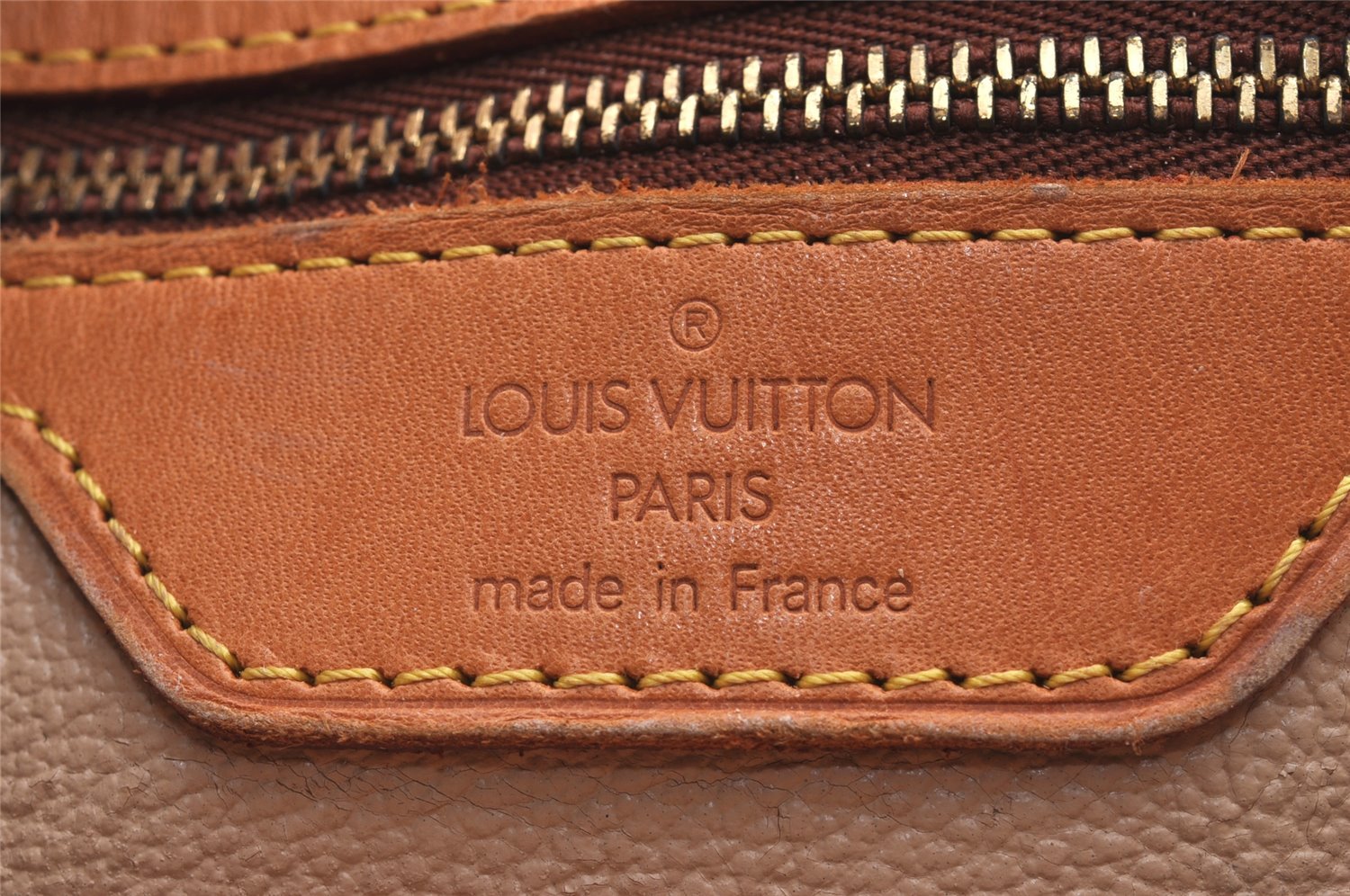 Authentic Louis Vuitton Monogram Bucket PM Shoulder Tote Bag M42238 Junk 4804J