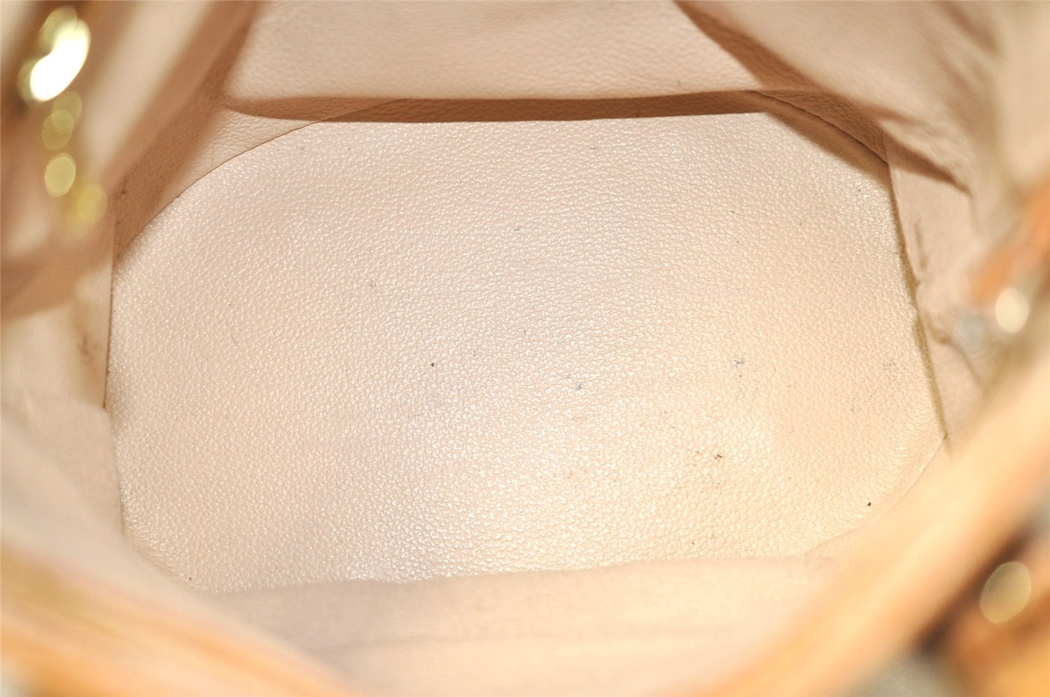 Authentic Louis Vuitton Monogram Bucket PM Shoulder Tote Bag M42238 Junk 4804J