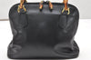 Authentic GUCCI Bamboo 2Way Shoulder Hand Bag Purse Leather Black Junk 4805K