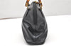 Authentic GUCCI Bamboo 2Way Shoulder Hand Bag Purse Leather Black Junk 4805K