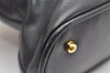 Authentic GUCCI Bamboo 2Way Shoulder Hand Bag Purse Leather Black Junk 4805K