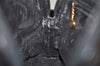 Authentic GUCCI Bamboo 2Way Shoulder Hand Bag Purse Leather Black Junk 4805K