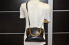 Authentic GUCCI Bamboo 2Way Shoulder Hand Bag Purse Leather Black Junk 4805K