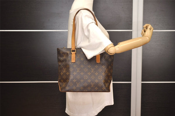 Authentic Louis Vuitton Monogram Cabas Piano Shoulder Tote Bag M51148 LV 4806J