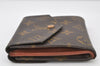 Authentic Louis Vuitton Monogram Porte Monnaie Billets Wallet M61660 LV 4806K