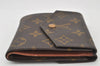 Authentic Louis Vuitton Monogram Porte Monnaie Billets Wallet M61660 LV 4806K