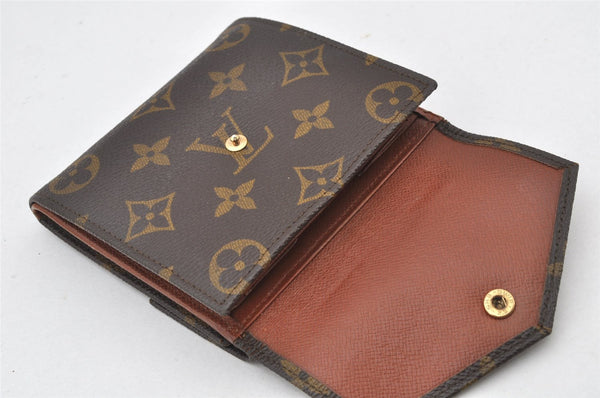 Authentic Louis Vuitton Monogram Porte Monnaie Billets Wallet M61660 LV 4806K