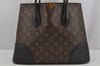 Authentic Louis Vuitton Monogram Macassar Flandrin 2Way Hand Bag M41595 LV 4807J