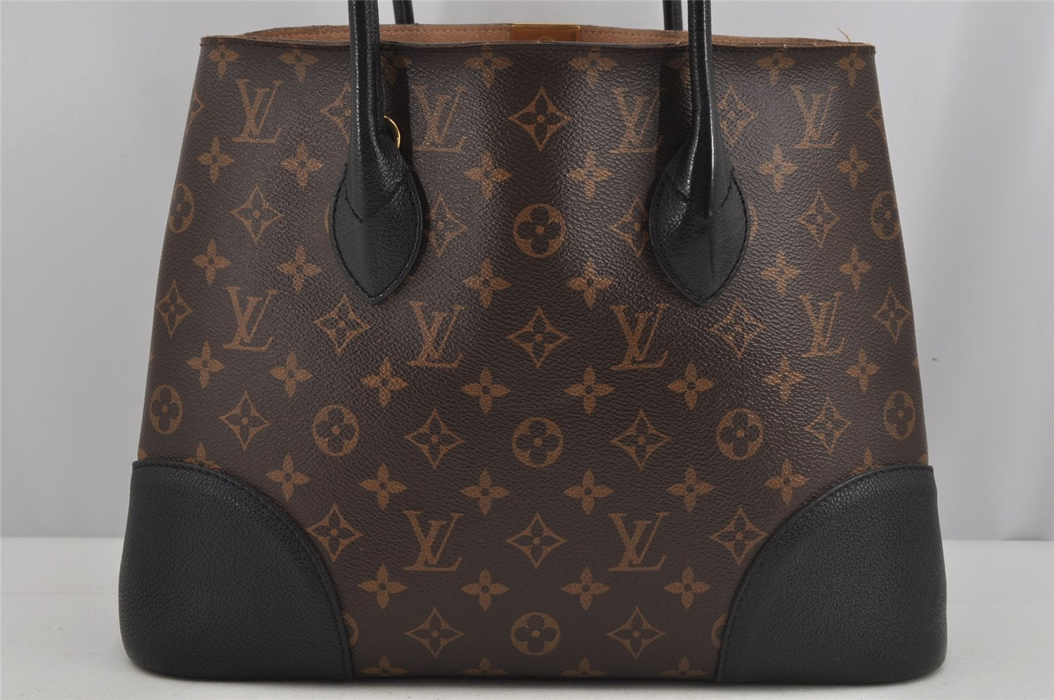 Authentic Louis Vuitton Monogram Macassar Flandrin 2Way Hand Bag M41595 LV 4807J