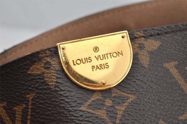 Authentic Louis Vuitton Monogram Macassar Flandrin 2Way Hand Bag M41595 LV 4807J