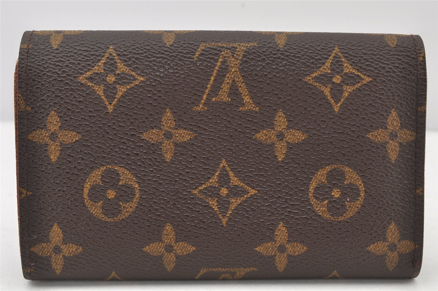 Auth Louis Vuitton Monogram Porte Monnaie Billets Tresor Wallet M61730 LV 4807K