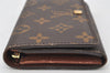 Auth Louis Vuitton Monogram Porte Monnaie Billets Tresor Wallet M61730 LV 4807K