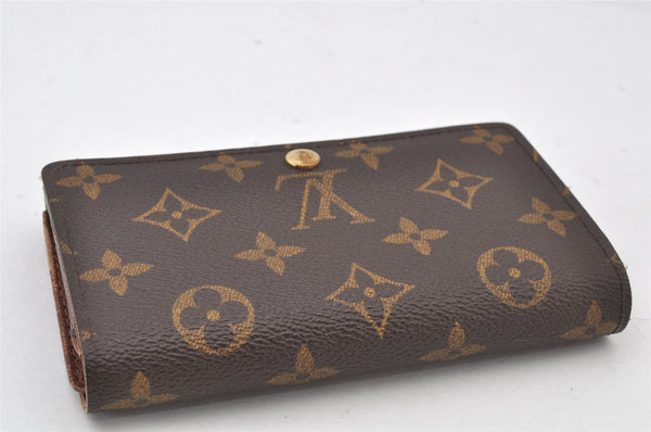 Auth Louis Vuitton Monogram Porte Monnaie Billets Tresor Wallet M61730 LV 4807K