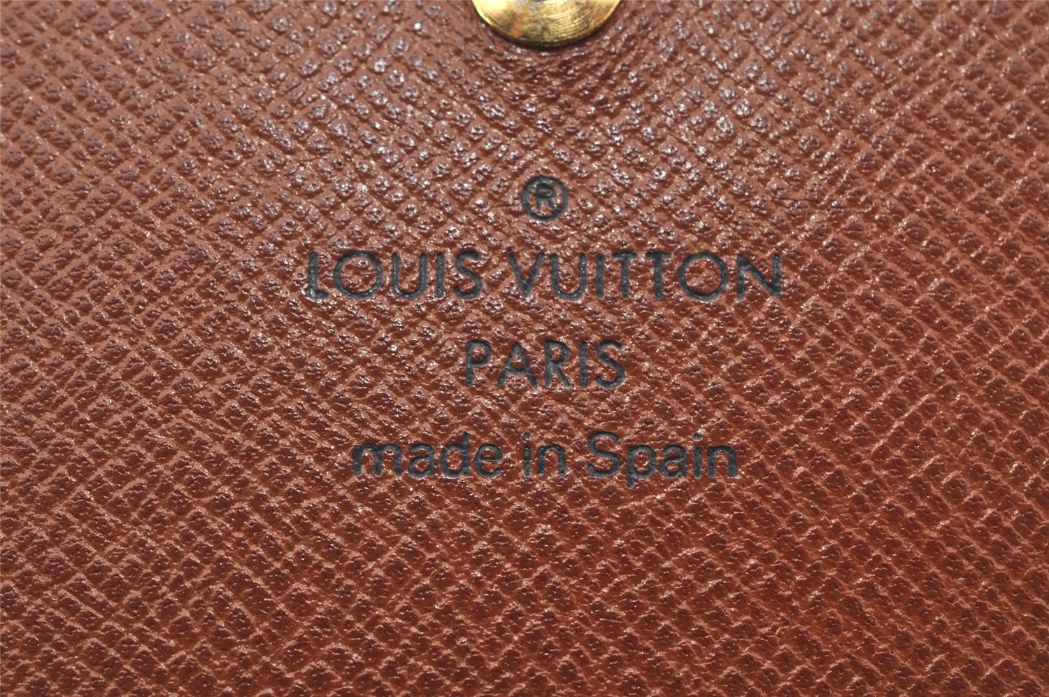 Auth Louis Vuitton Monogram Porte Monnaie Billets Tresor Wallet M61730 LV 4807K