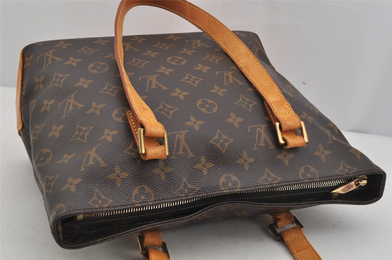 Authentic Louis Vuitton Monogram Cabas Piano Shoulder Tote Bag M51148 LV 4808J